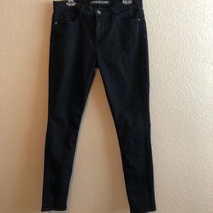 Express Black Mid-Rise Jean Legging • Size 12